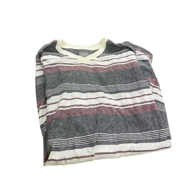 Faded Glory size XL Striped V-Neck Shirt perfect condition see pic - Picture 1 of 1